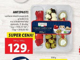 Lidl Antipasti nabídka