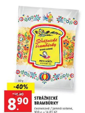 Lidl Strážnické brambůrky nabídka