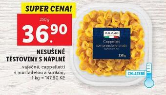 Lidl Nesušené těstoviny s náplní nabídka