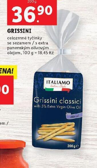 Lidl Grissini nabídka