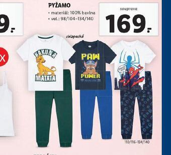Lidl Chlapecké pyžamo nabídka
