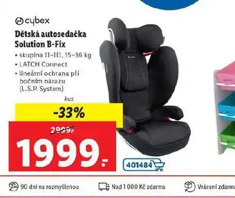 Lidl Dětská autosedačka 15-36 kg nabídka