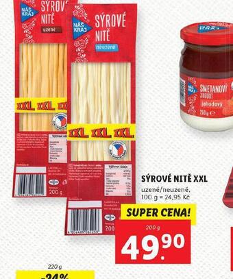 Lidl Sýrové nitě xxl nabídka