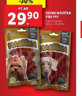 Lidl Akinu masíčka pro psy nabídka