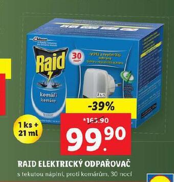 Lidl Raid elektrický odpařovač nabídka