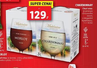 Lidl Chardonnay nabídka