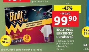 Lidl Biolit plus elektrický odpařovař nabídka