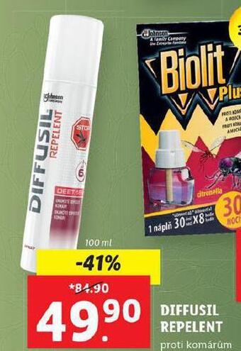 Lidl Diffusil repelent nabídka