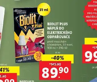 Lidl Biolit náplň do elektrického odpařovače nabídka