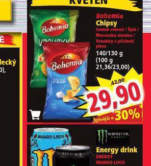 Norma Bohemia chipsy nabídka