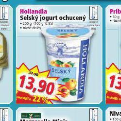 Norma Hollandia selský jogurt ochucený nabídka