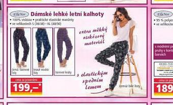Norma Dámské lehké letní kalhoty nabídka