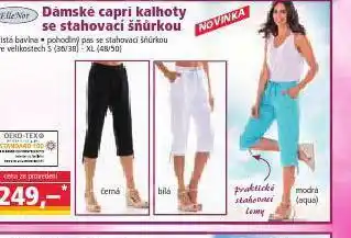 Norma Dámské capri kalhoty se stahovací šňůrkou nabídka