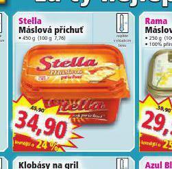 Norma Stella máslová příchuť nabídka