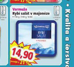 Norma Rybí salát v majonéze nabídka