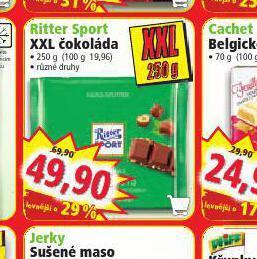 Norma Ritter sport čokoláda nabídka