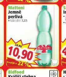 Norma Mattoni jemně perlivá nabídka