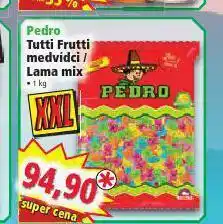 Pedo tutti frutti medvádci, lama mix
