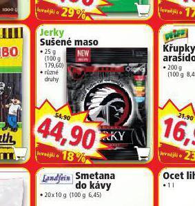 Norma Jerky sušené maso nabídka