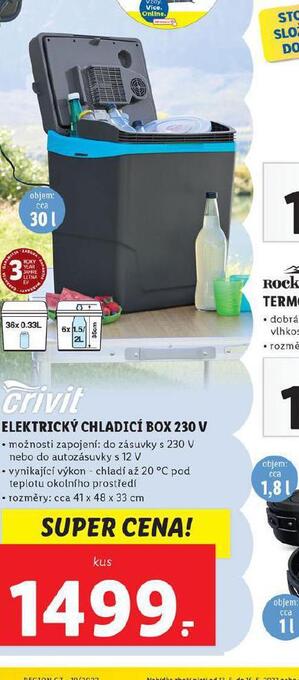 Lidl Elektrický chladicí box 230 v nabídka