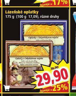 Norma Lázeňské oplatky nabídka