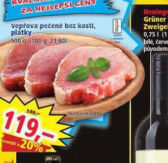 Norma Vepřová pečeně bez kosti nabídka