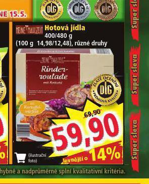 Norma Hotová jídla nabídka