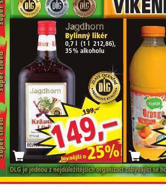 Norma Jagdhorn bylinný likér nabídka