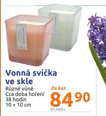 Action Vonná svíčka ve skle nabídka