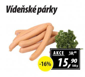 ZEMAN Vídenské párky 100g nabídka