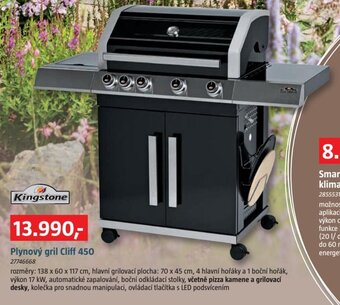Bauhaus Plynový gril Cliff 450 nabídka