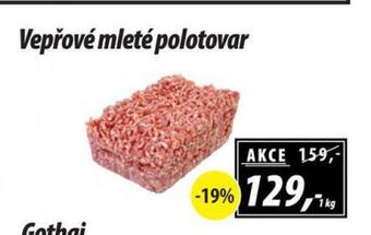 ZEMAN Vepřové mleté polotovar nabídka