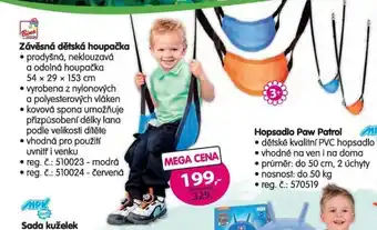 Závésná dětská houpačka