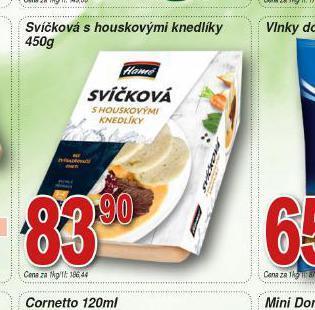 Lidl Svíčková s houskovými knedlíky nabídka