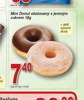 Lidl Mini donut nabídka