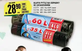 Tamda Foods Alufix pytle na odpadky se zatahováním nabídka