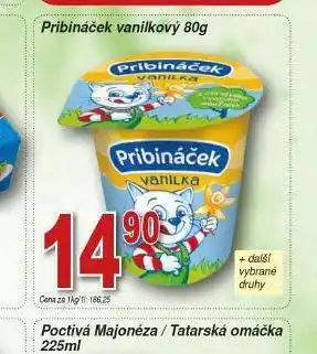 Lidl Pribináček vanilkoví nabídka