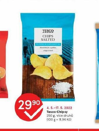 Tesco Tesco chipsy nabídka