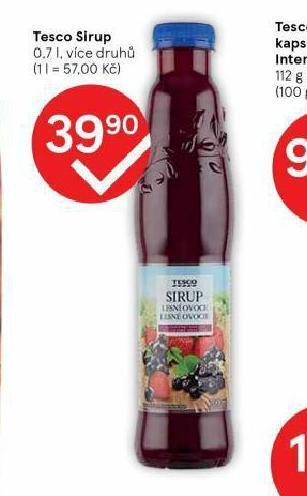 Tesco Tesco sirup nabídka