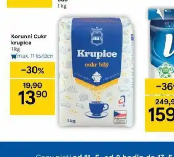 Tesco Korunní cukr nabídka