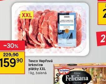 Tesco Vepřová krkovice plátky xxl nabídka