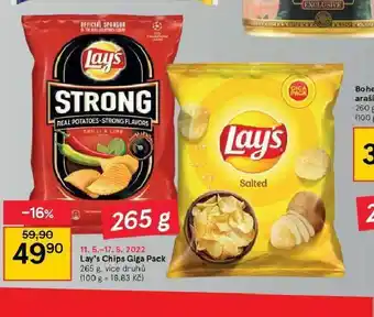 Tesco Lay´s chips giga pack nabídka