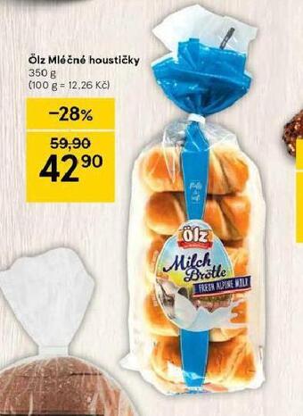 Tesco Ölz mléčné houstičky nabídka