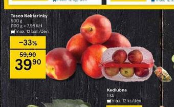 Tesco Nektarinky nabídka