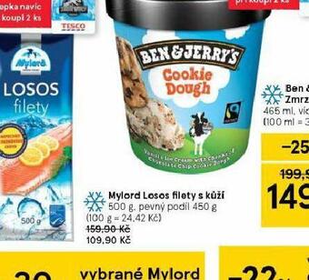Tesco Mylord losos filety s kůží nabídka