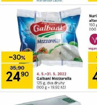 Tesco Mozzarella nabídka