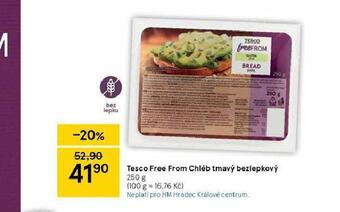 Tesco Tesco free from chléb tmavý bezlepkový nabídka