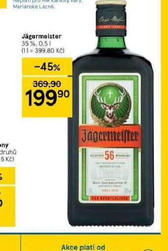 Tesco Jägermeister nabídka