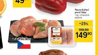 Tesco Kuřecí prsní řízky nabídka