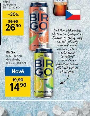 Tesco Birgo nabídka